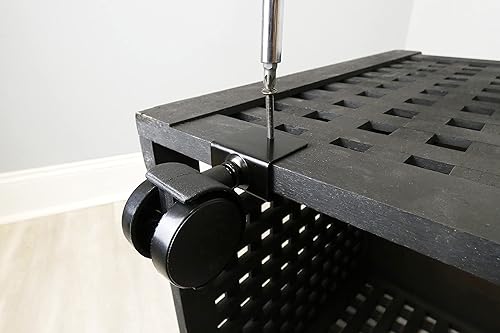 Miniatura 7 de Shepherd Hardware 9401 rueda para silla de oficina de 1-58 pulgadas, individual, con base cuadrada de 1-12 pulgadas Capacidad de carga de 40 libras,