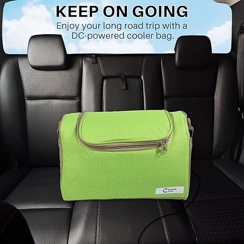 Miniatura 5 de Ecoer - Bolsa enfriadora eléctrica para automóvil, 12 V, termoeléctrica con enchufe para vehículos, paquete de refrigeración portátil para