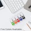 KEXIN 10 Pack USB Flash Drives 8GB USB Stick USB 2.0 Memory Stick Swivel Flash Drive with Pack of 10 Thumb Drive 8GB Flash Drive (5 Mix Color: Black Blue Green Orange Red)