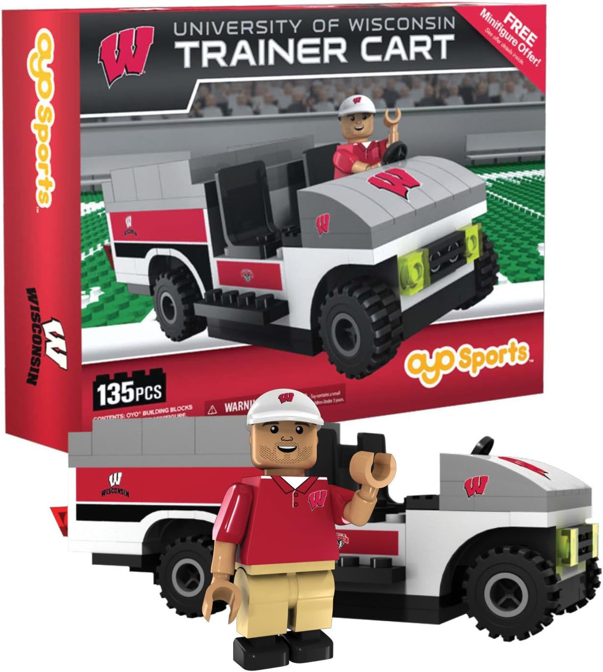 OYONCAA Wisconsin Badgers Trainer Cart