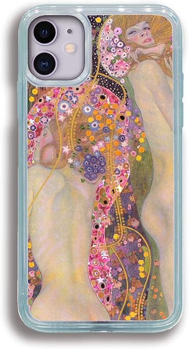 Amazon Co Jp Iphone11 グリッタースマホケース 世界の名画 クリムト 妖艶 エロス アート 絵画 美術 オシャレ 可愛い Iphone 水蛇 家電 カメラ