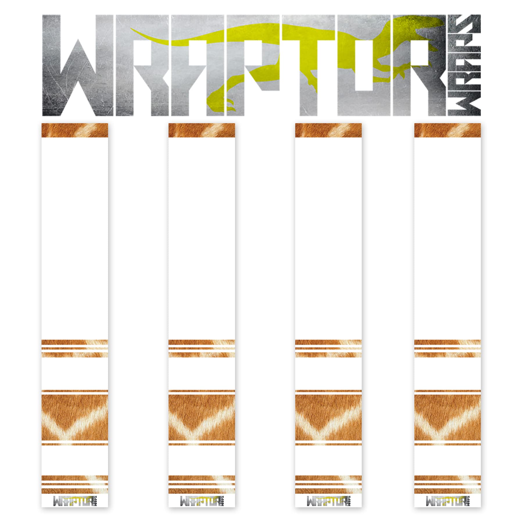 na-1 Wraptor Wraps Archery Arrow Wraps - Giraffe HD Arrow Wraps - Window Wrap Design - Pack of 13-150mm Length - Large Width