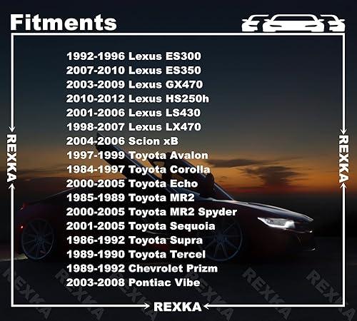 Miniatura 3 de Rexka Clips de panel de puerta de moldeo trasero para Toyota Pick-Up Pontiac Vibe 62955-20020 GM 94848834