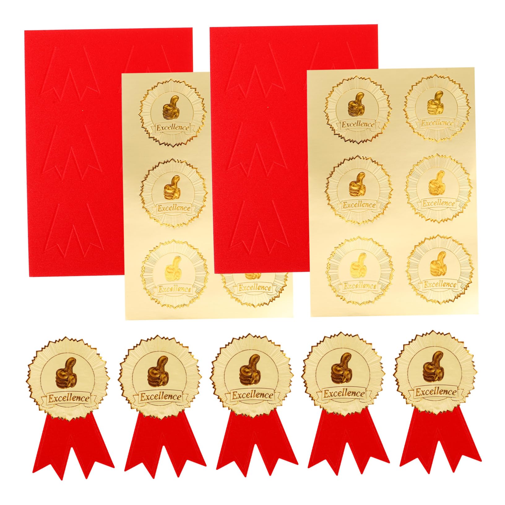 Happyyami 72sätze Zertifikatsmedaillen-stickern Mit Prägung Kreative Auszeichnungen Für Abschlussurkunden Medaillen Und Belohnungen Für Feierliche Anlässe Und Veranstaltungen