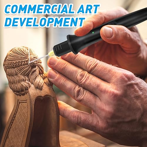 Miniatura 8 de Cortador de espuma 8 en 1 Máquina de corte eléctrica Kit de herramientas de pluma 100-240V18W Kit de cortador de espuma de alambre caliente Pluma de