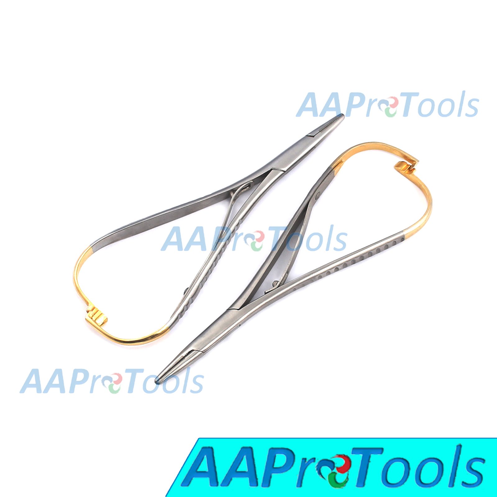 AAPROTOOLS Mathieu Needle Holder Dental Instruments 14CM FORCEP PLIER Set 2 TC and Standard A+ Quality