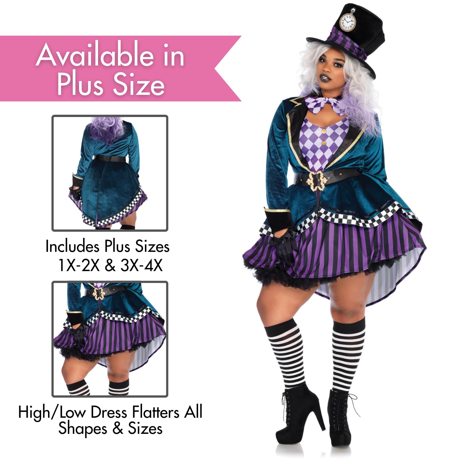Amazon.co.jp: LEG AVENUE(レッグアベニュー) Delightful Hatter