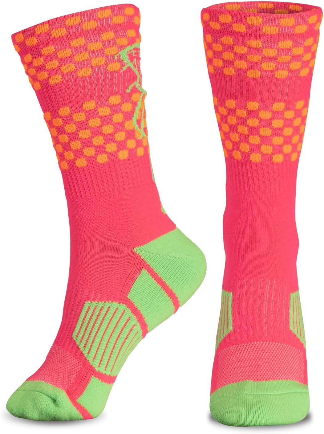 ChalkTalkSPORTS Girls Lacrosse Performance Crew Socks - Women's Mid-Calf - Youth & Adult Sizes - Multiple Colors - Image 2