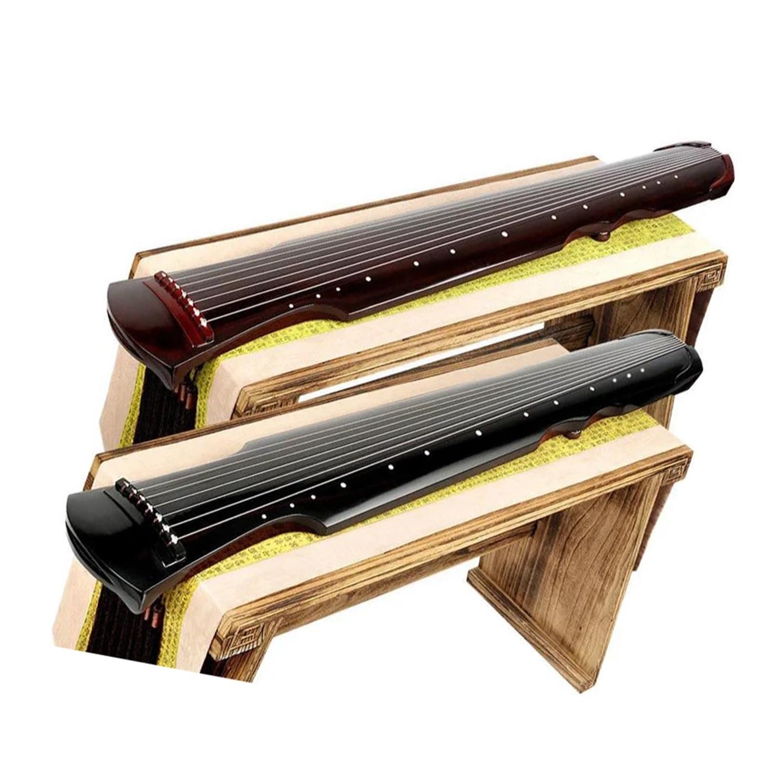 Profesjonalny Instrument Strunowy Guqin 7strunowy Ręcznie Robiony Guqin 123cm Bk I Brązowy Z Akcesoriami Tradycyjny Instrument Muzyczny