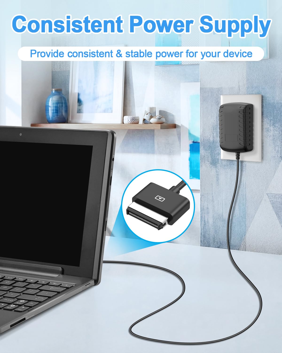 Chargeur Compatible ASUS EEE Pad Transformer TF101 TF201 TF300 TF700 - 15V 1.2A