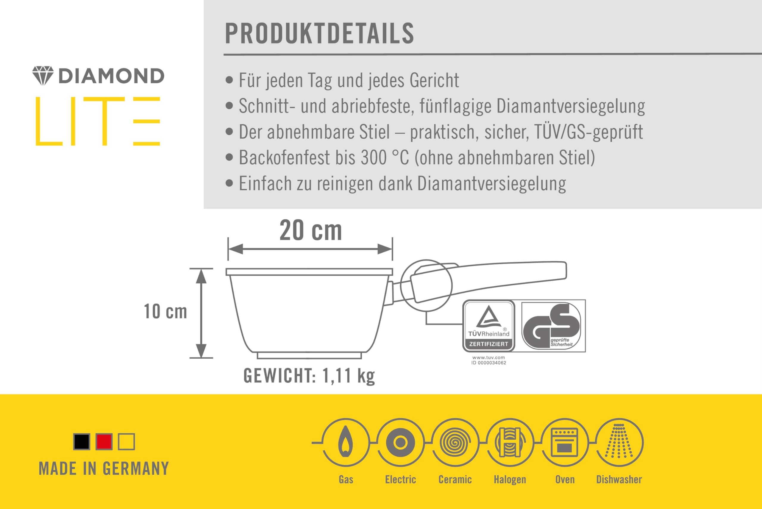 Woll Diamond Lite Induktion Stieltopf 20 cm günstig bestellen