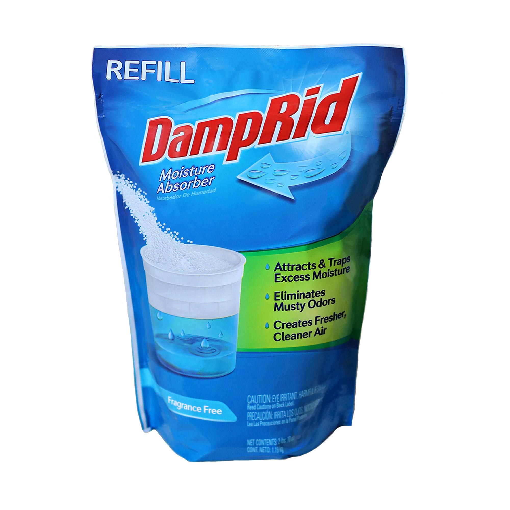 DampRid Damp Rid Fragrance Free Moisture Absorber-42 oz. Refill Bag, Clear