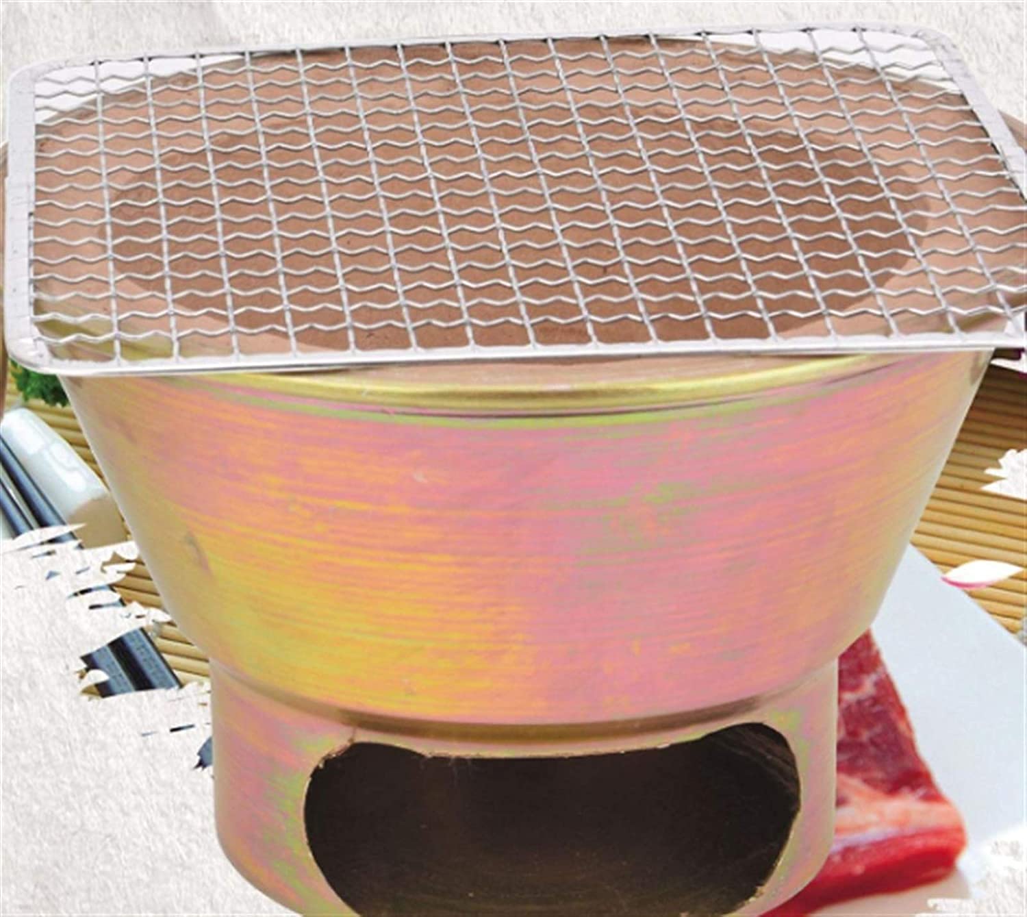 Coreano Chal Grill Vinta Indoor / Outdoor BBQ giapponese carne arrosto per uso domestico e commerciale ideale per riunioni e barbecue in giardino
