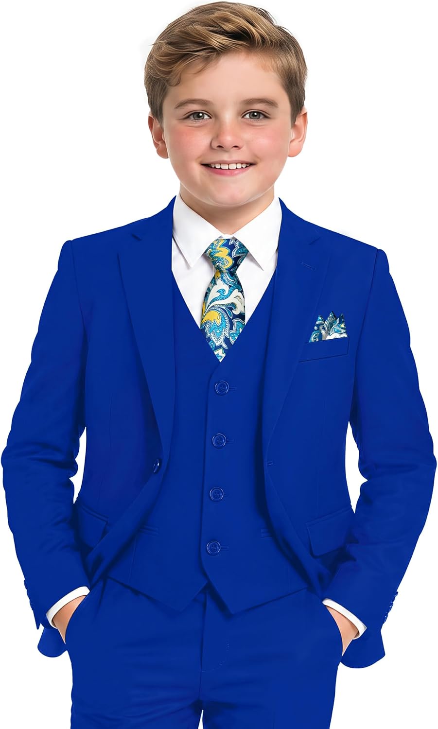 Boys’ 7-Piece Formal Suit Set, from Toddlers to Teens