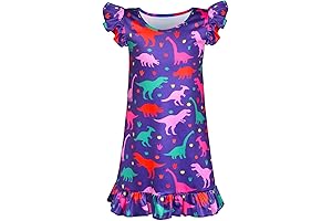Enchanting Nightgowns for the Tiniest Dinosaur Enthusiasts