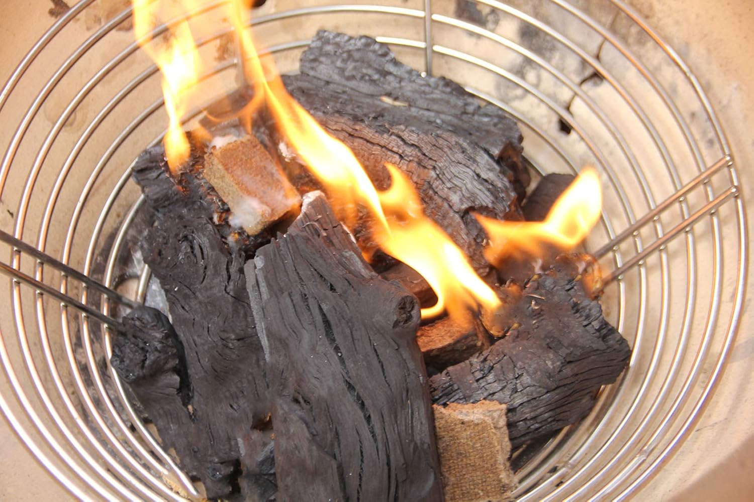 KAMaster 48 Squares Starter Blocks for Big Green Egg,Fire Starter Squares Waterproof Easy Fire Charcoal Starter Perfect for Barbecue Grills, BGE, Kamado Joe,Smokers, Wood Stove