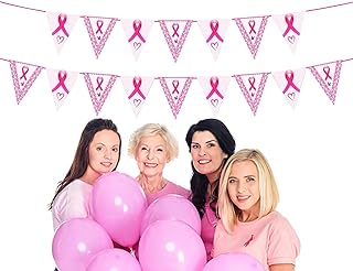 conscientização sobre cuidados com os seios - Flâmula Banner Força Fé Rosa Decoração | A bandeira do triângulo embandeira decorações fêmeas pouco peso do tema para a igreja dos Azsul