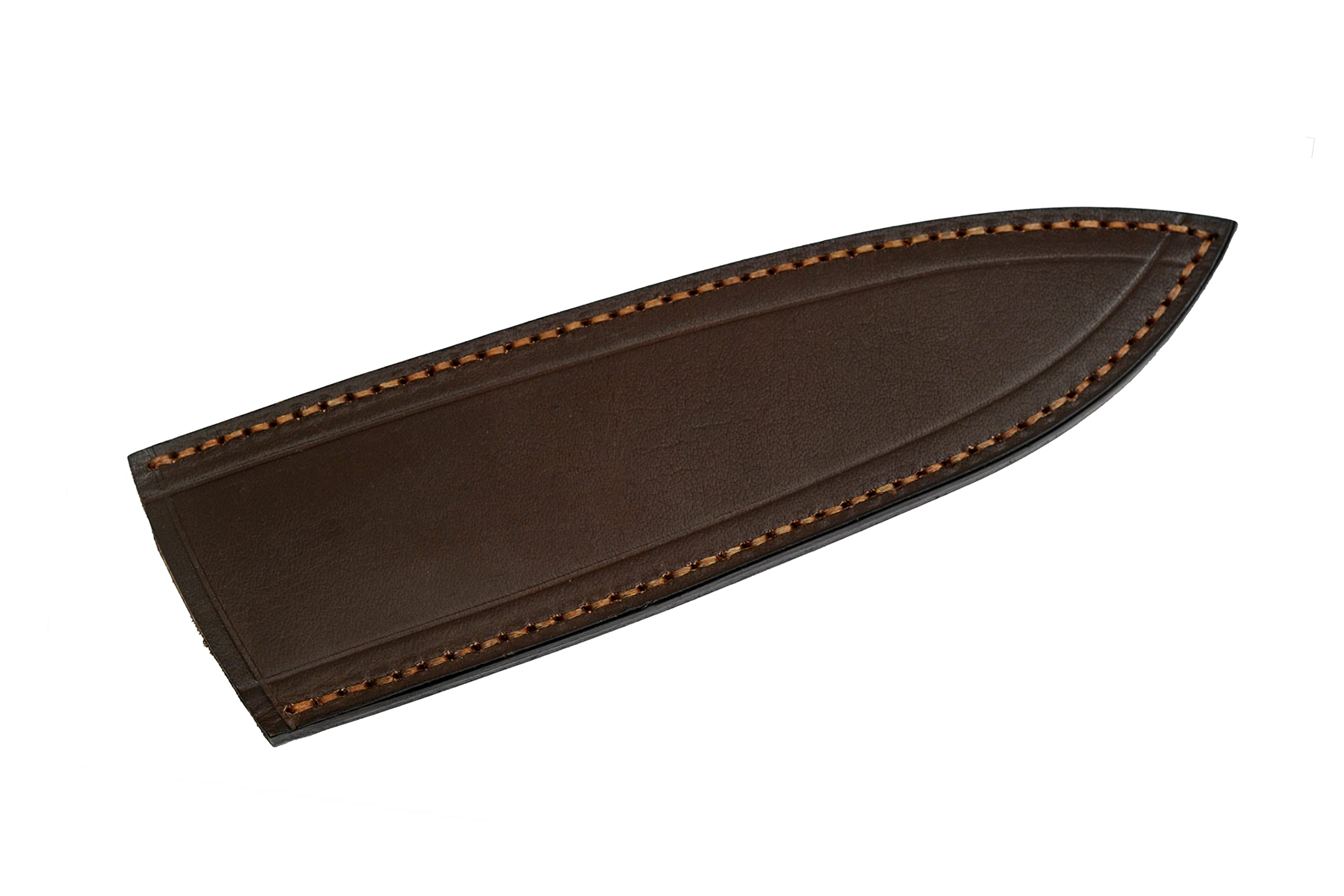 Perkin Brown Leather Sheath For Knife Sheath For Fixed Blade Knife (Leather 8.5 Inches)