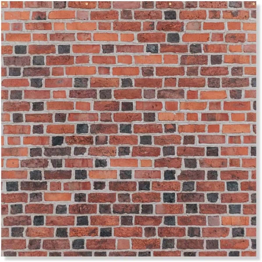 VictoryStore Photo Backdrop: Brick Backdrop 52"x52" Vinyl Banner