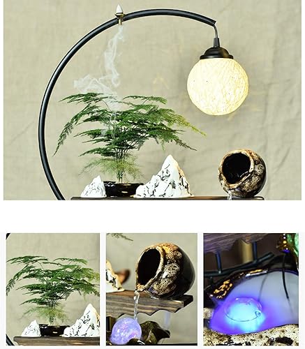 Miniatura 8 de Censer - Quemador de incienso de cerámica con reflujo, soporte de cono de incienso para el hogar, quemador de incienso de cascada, quemador de