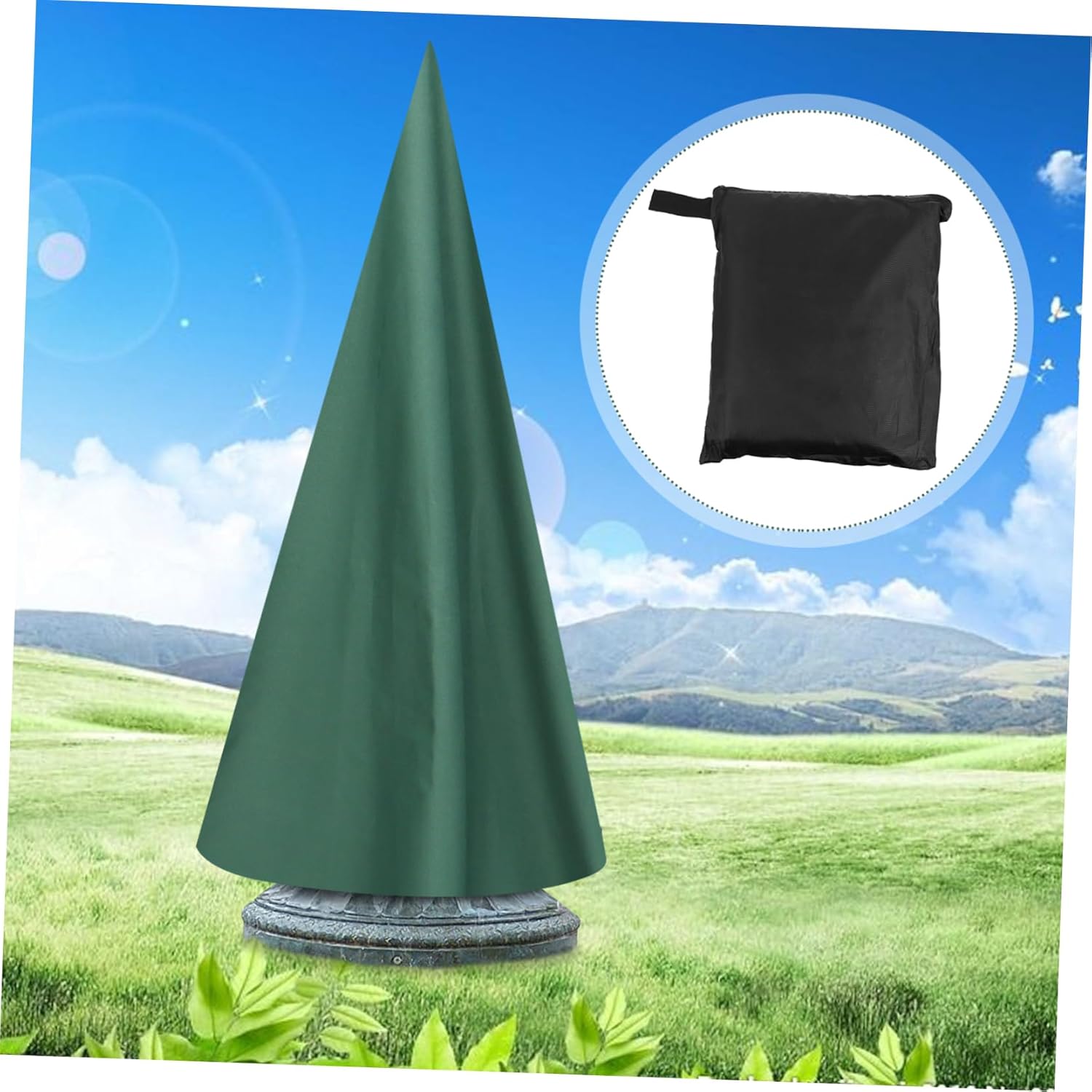 Garden Fountain Accessory Outdoor Protective Cover Antifreeze Cover for Easy Installation