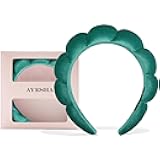 Ayesha Soft Velvet Headband for Women and Girls, Wrap Hairband for Washing Face, Shower, Makeup, Skincare, 1 Count (Pack of 1), Green