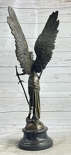 Miniatura 5 de Think Bronze Victoria Atenea Nike Paris Louvre Estatua de mármol de bronce Art Deco Art Deco Oferta de regalo