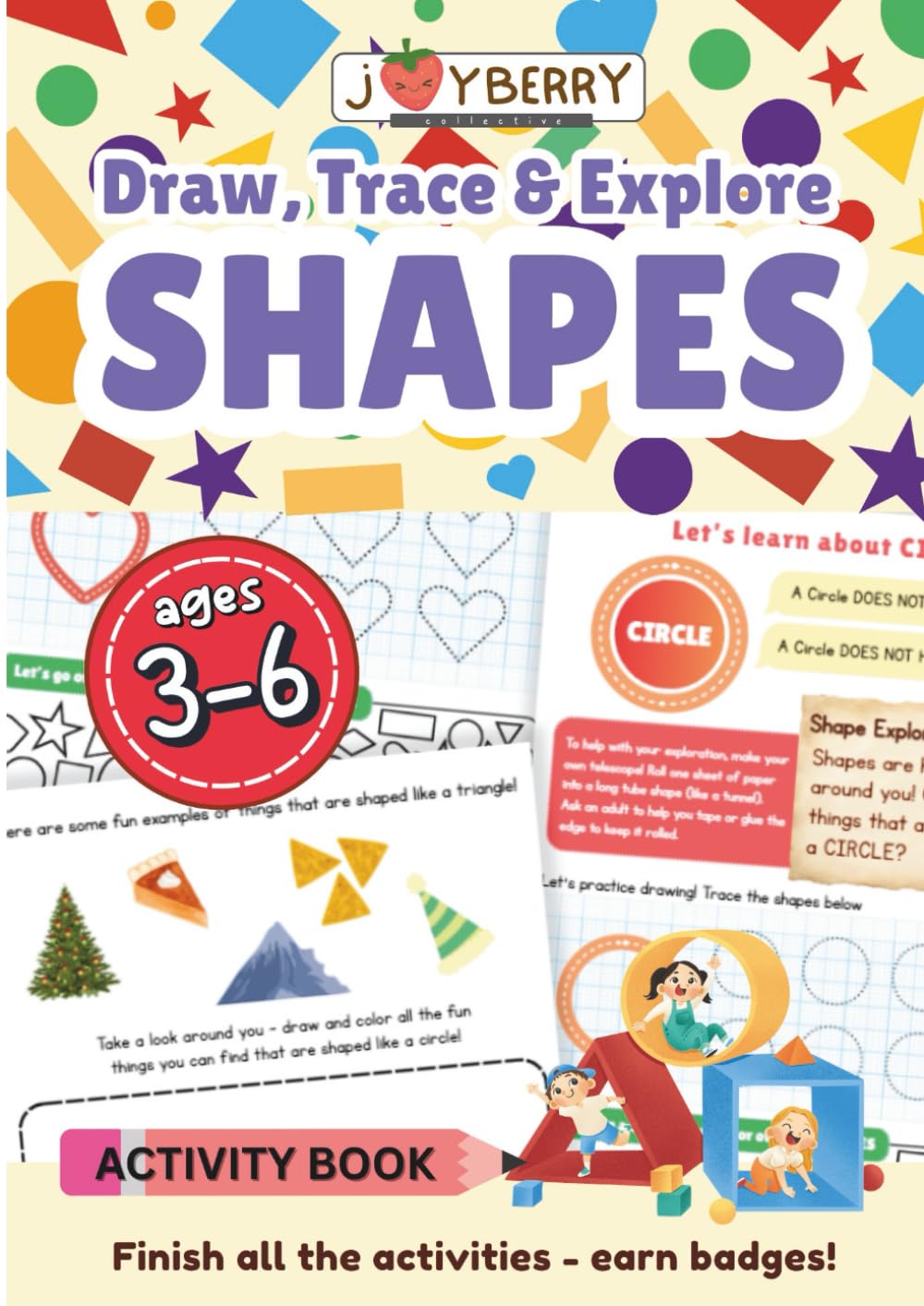 Draw, Trace & Explore Shapes: Activity Book