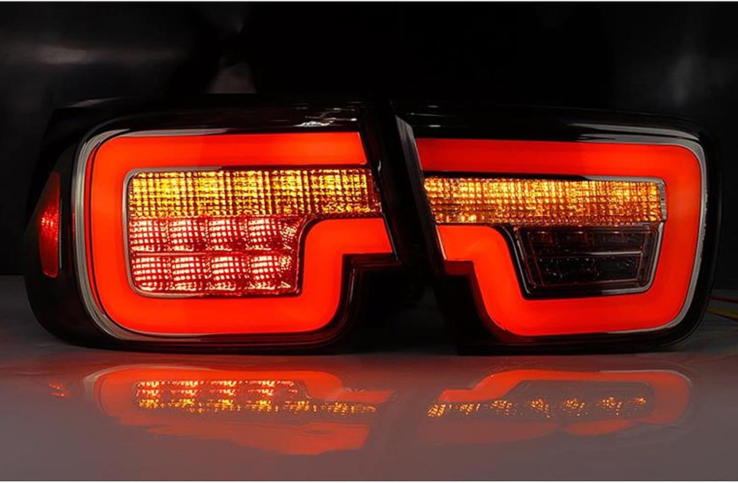 LED Rear Lamp Assembly LED Tail Lights For Chevrolet Malibu 2013-2016 Black