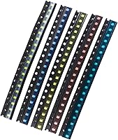 Vista 7 de Kit surtido de luces LED de diodo SMD 0805 de 5 colores x 40 piezas = 200 piezas (Chip mini 2.0mm x 1.2mm para PCB DC 20mA) Bombillas de luz