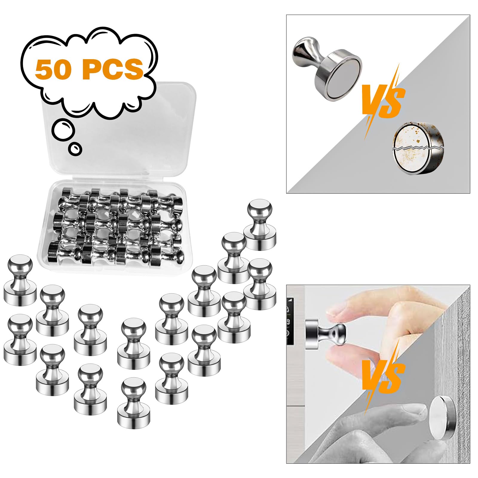 50 sztuk magnesów neodymowych 12 x 16 mm małe magnesy, magnetyczne magnesy na tablicę, silny magnes na lodówkę, tablicę ogłoszeń, zdjęcie