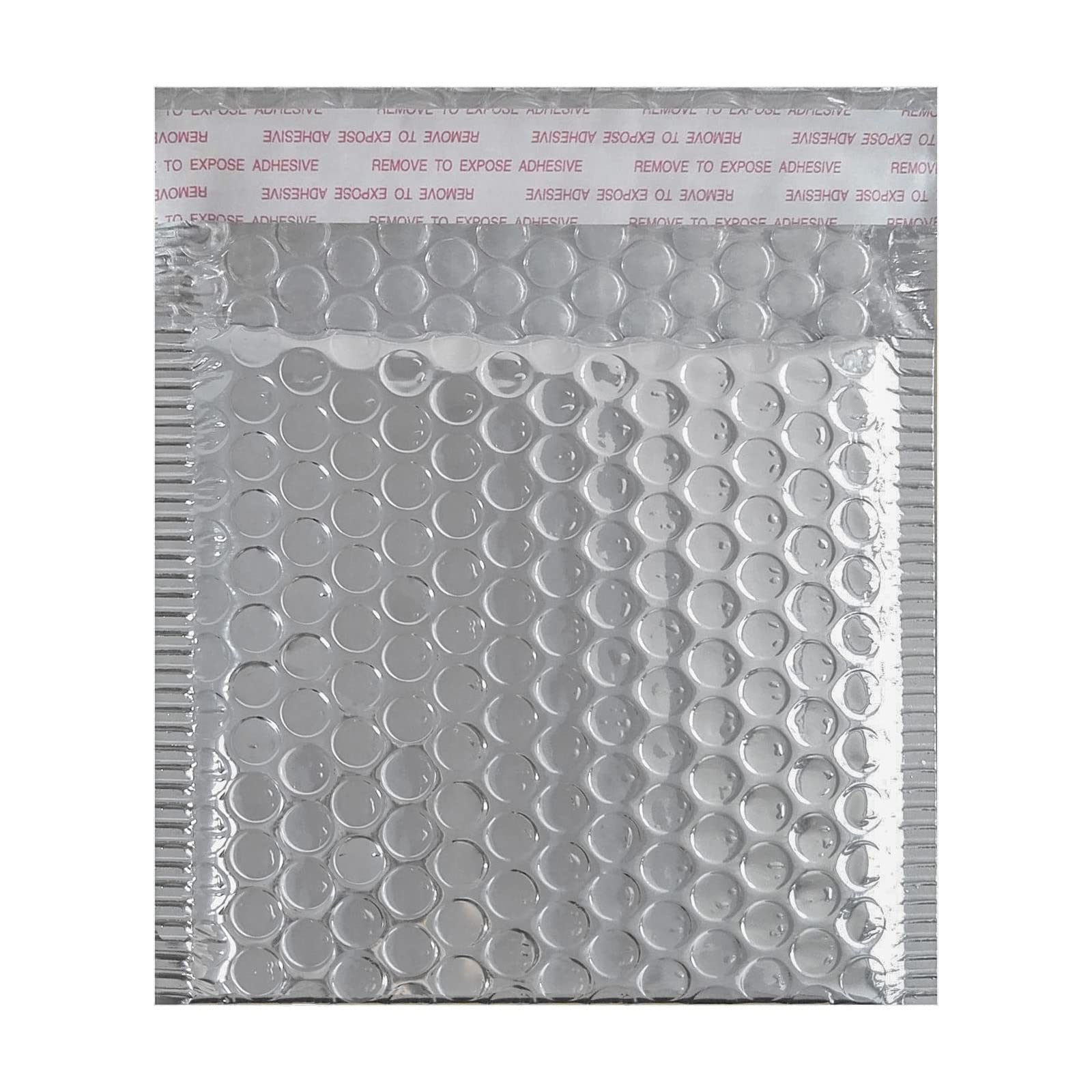 HOSL Bubble Mailer 5.2x5.2"(Inner) Shipping Envelopes 20 Pack Padded Envelopes for Mailing Shipping Packaging small Business Waterproof Package Bags Bulk (Silver)