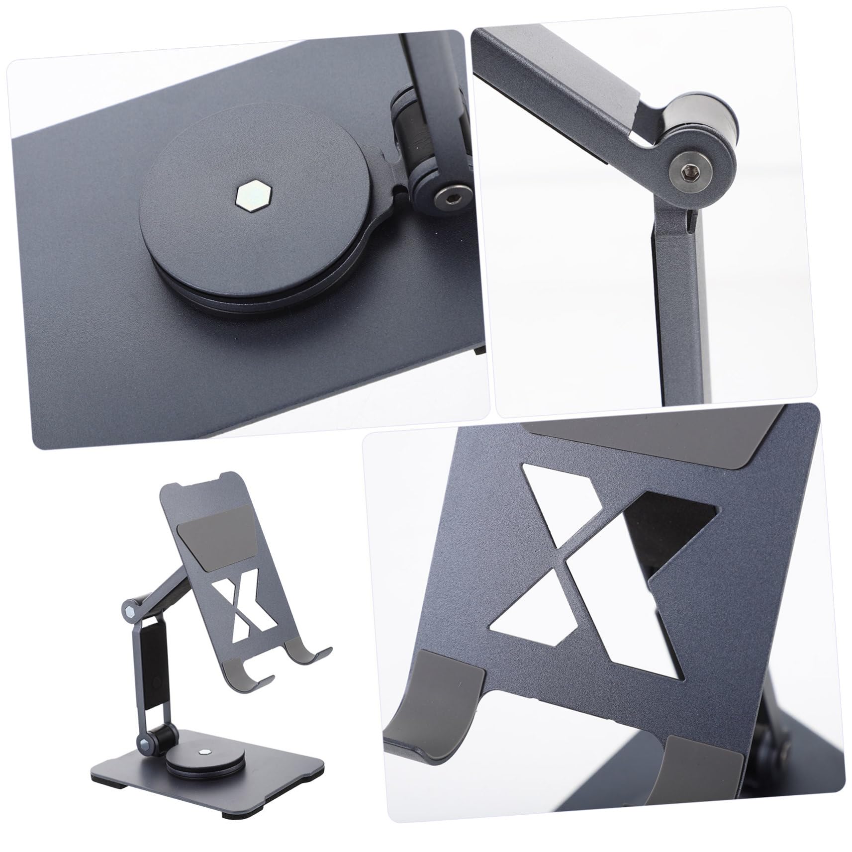 Soporte Plegable Giratorio para Teléfono Móvil, Altura Ajustable
