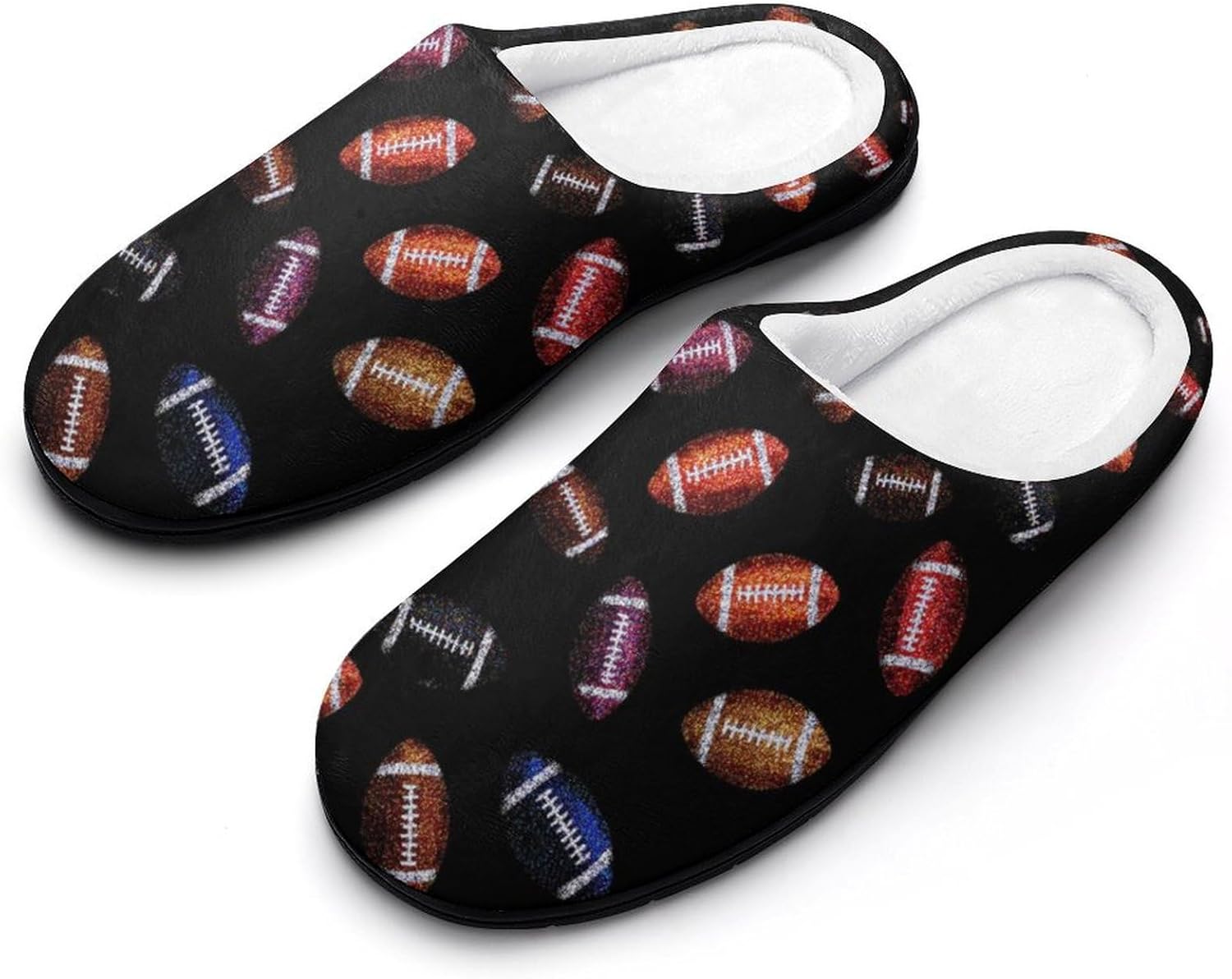 Football Men's Slippers - Non-Slip Warm Design