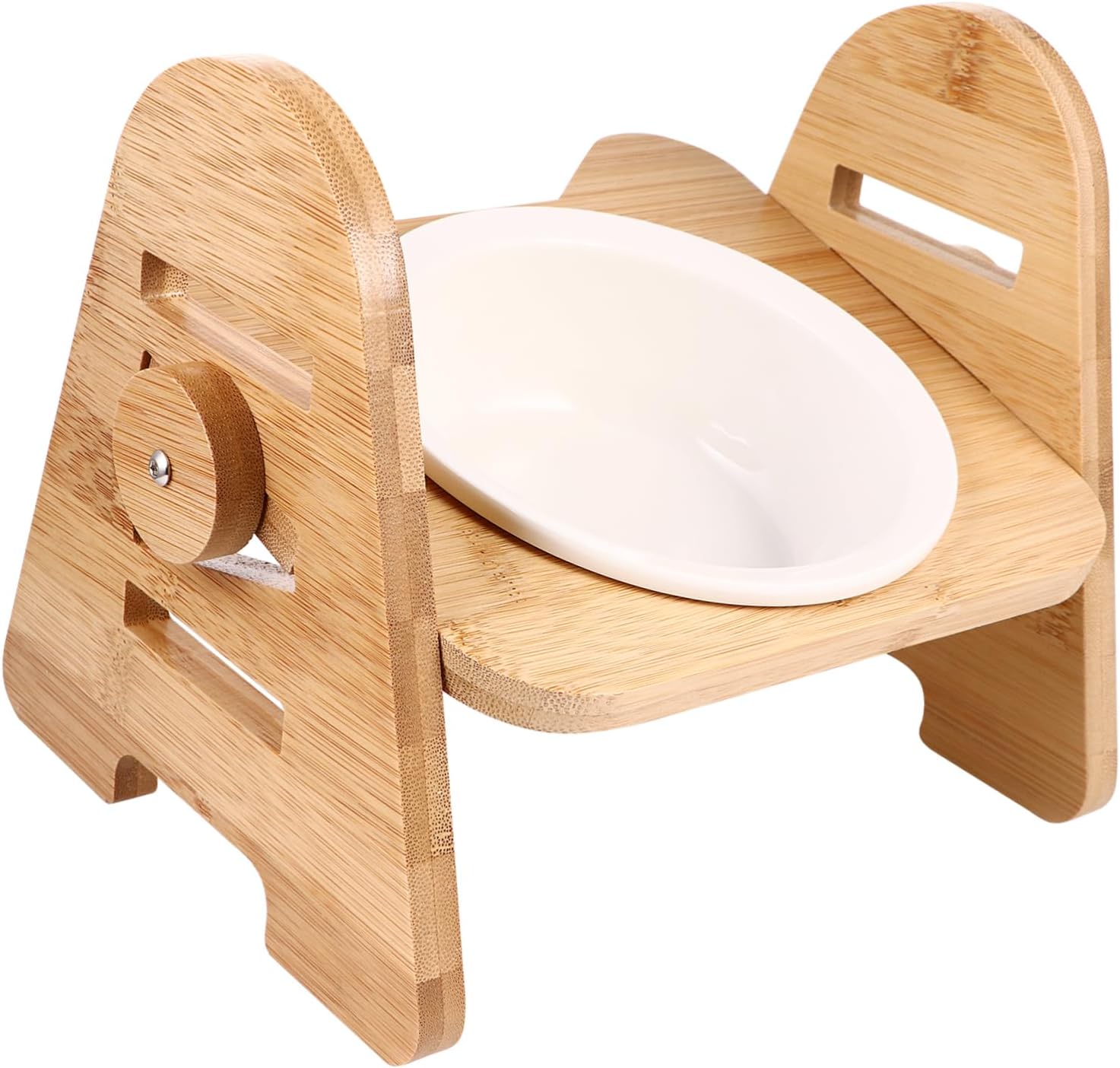 Creative Cat Bowl Elevated Pet Feeder with Detachable Stand for Comfortable Dining Experience for Cats and Dogs Non Slip Design Easy to