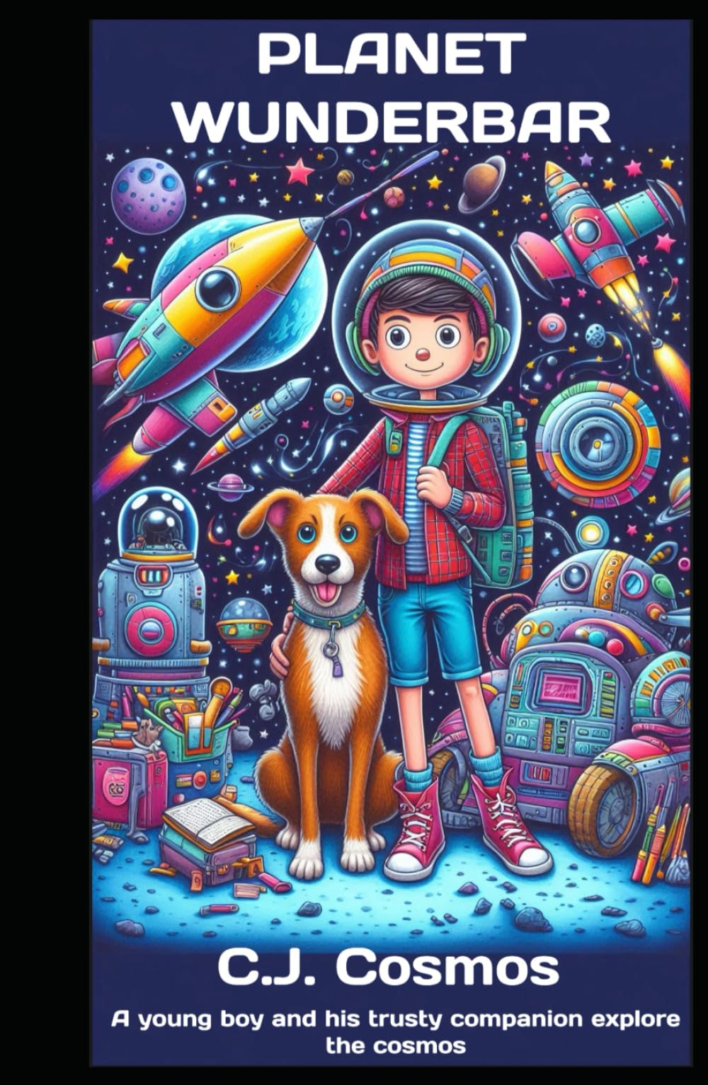 Planet Wunderbar: A young boy and his trusty companion explore the cosmos (Galactic Explorers: Jack and Fido)