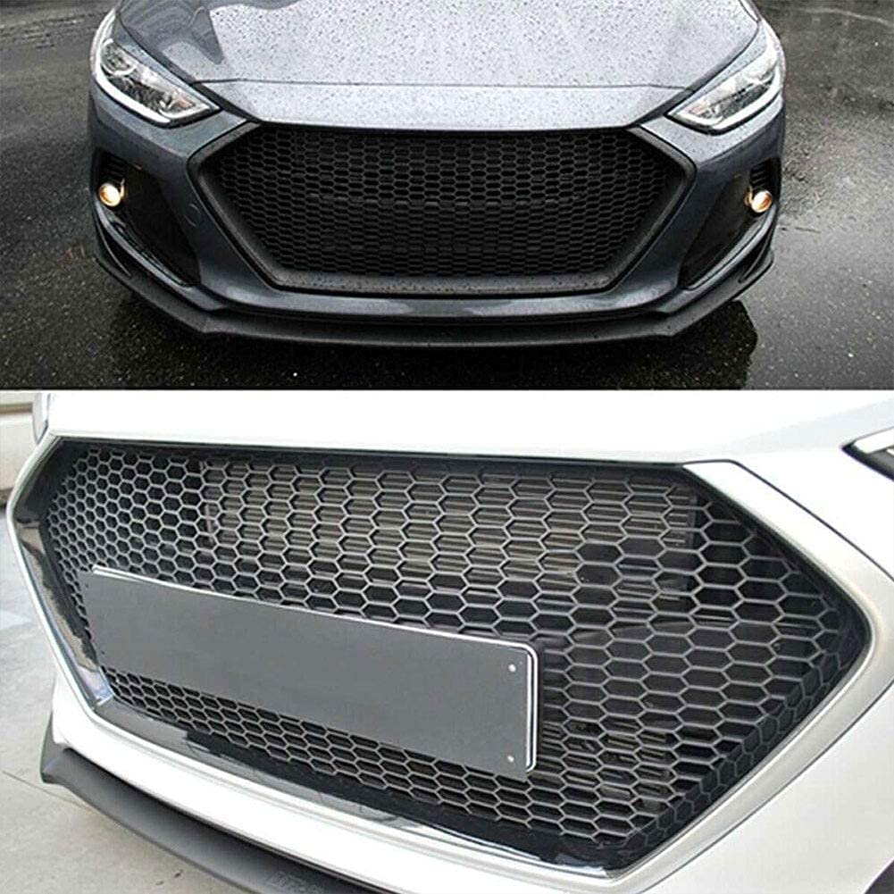 Rejilla Del Radiador Sin Pintar Para Hyundai Elantra 2017-2018 Avante AD - ABS, Frontal, Nueva