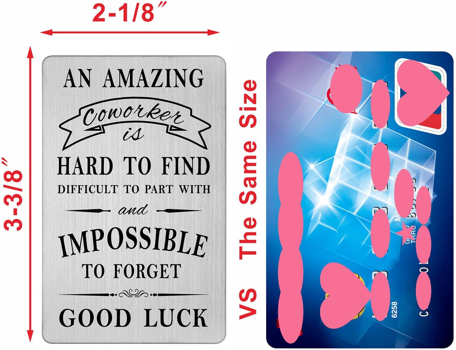 FALOGI Coworker Leaving Wallet Card, An Amazing Coworker is Hard to Find - Image 3