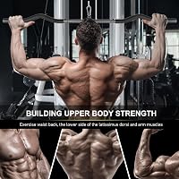 Lyndwin Lat Pull Bar Biceps Húzódzkodó Rúd Otthoni Edzéshez Crossfit Erőedzés - 48 inch bent 4