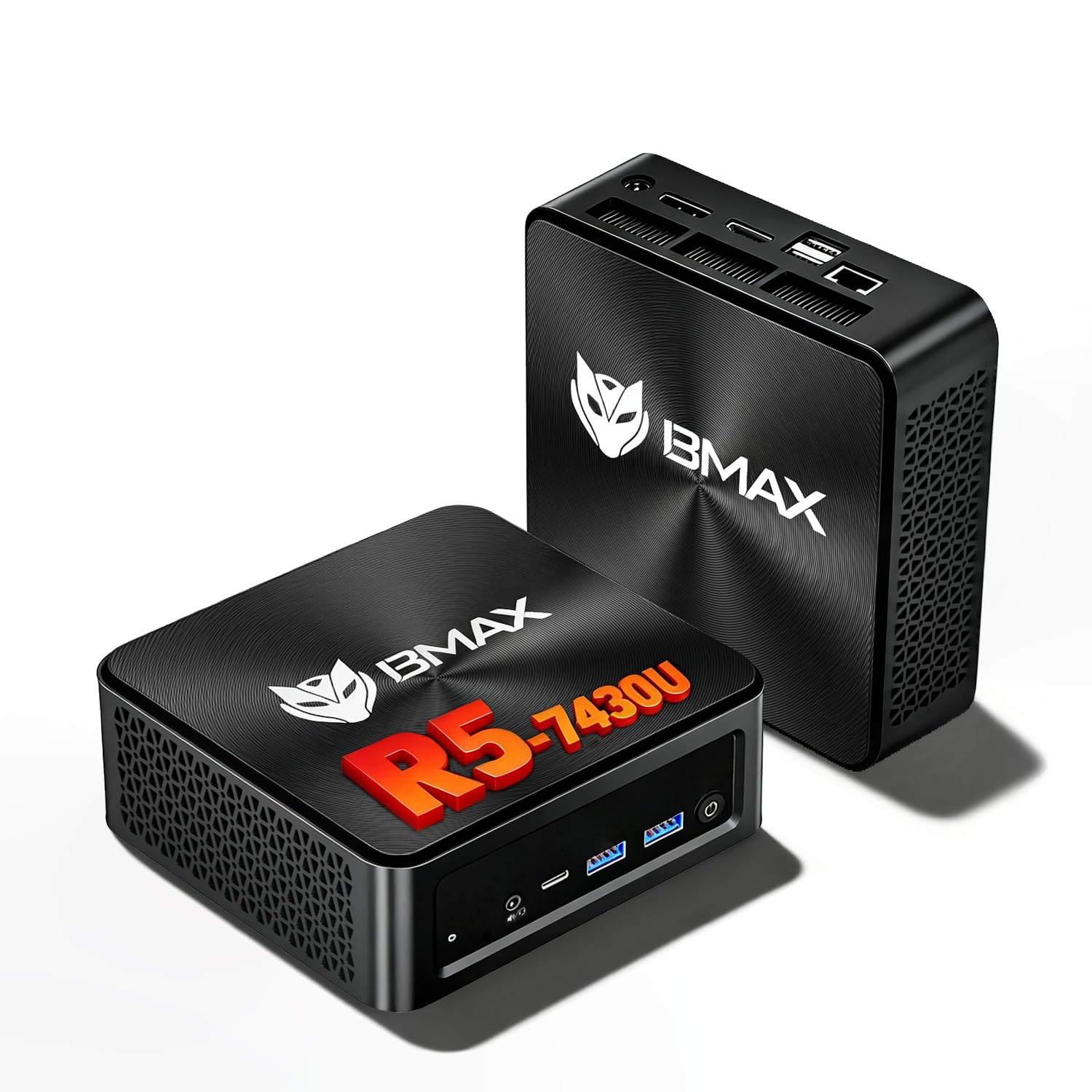 Bmax B7A Pro Mini PC with AMD Ryzen 5 7430U | 16GB DDR4 RAM | 512GB