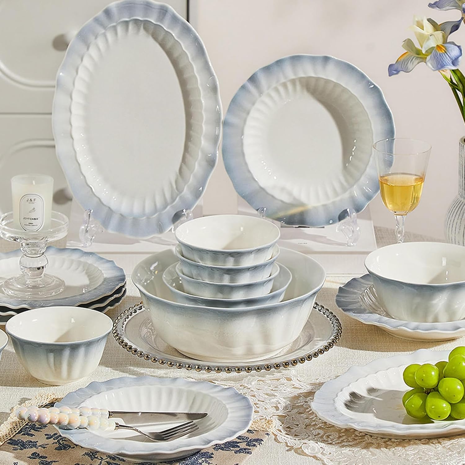 Vintage Rice Bowls ，Ceramic Tableware Rice BowlNordic wind household simple and exquisite underglaze ceramic rice bowl(Pure white ceramic chopsticks*1)