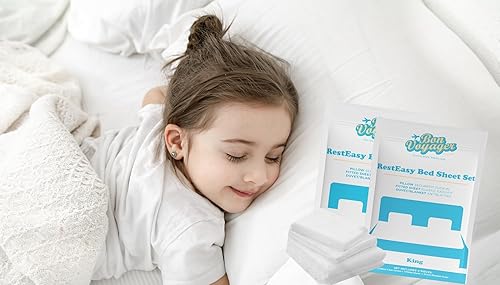 Miniatura 12 de [1 unidad] Sábanas desechables de alta calidad para viajes (hotel, viaje de negocios, crucero, AirBnB, camping, cabaña). Sábanas desechables