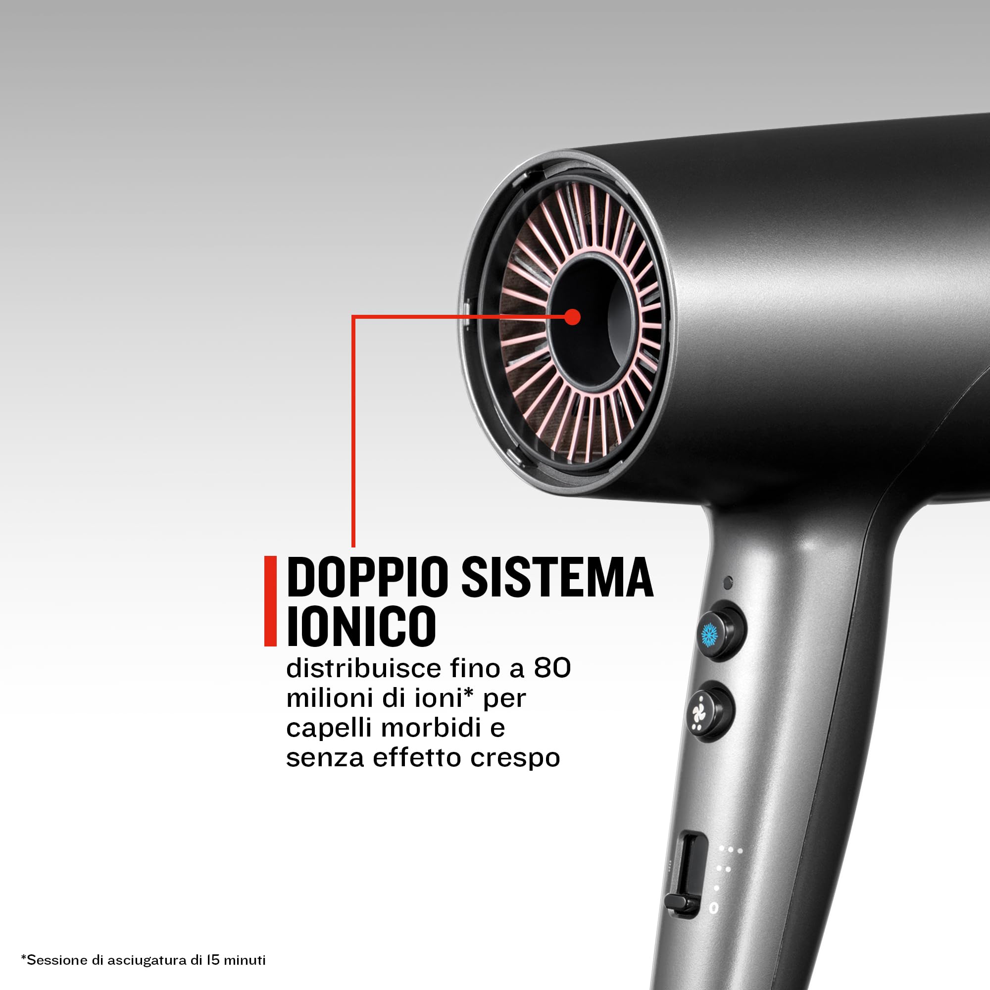 Remington ONE Asciugacapelli 2000W - Asciuga, Arriccia e Genera Onde Naturali - 5 accessori: flyaway, 2 diffusori, bocchetta per styling, 8 combinazioni di riscaldamento e velocità, D6078