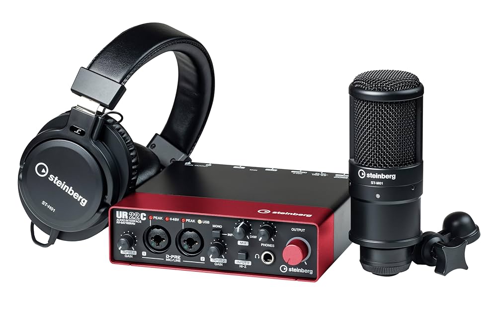 Steinberg UR22C Recording Pack — UR22C USB 3.0 interfejs