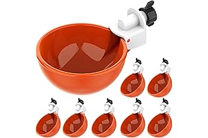 (8 Pack) Lil Clucker Large Automatic Waterer for Ducks | Poultry Water Feeder Kit