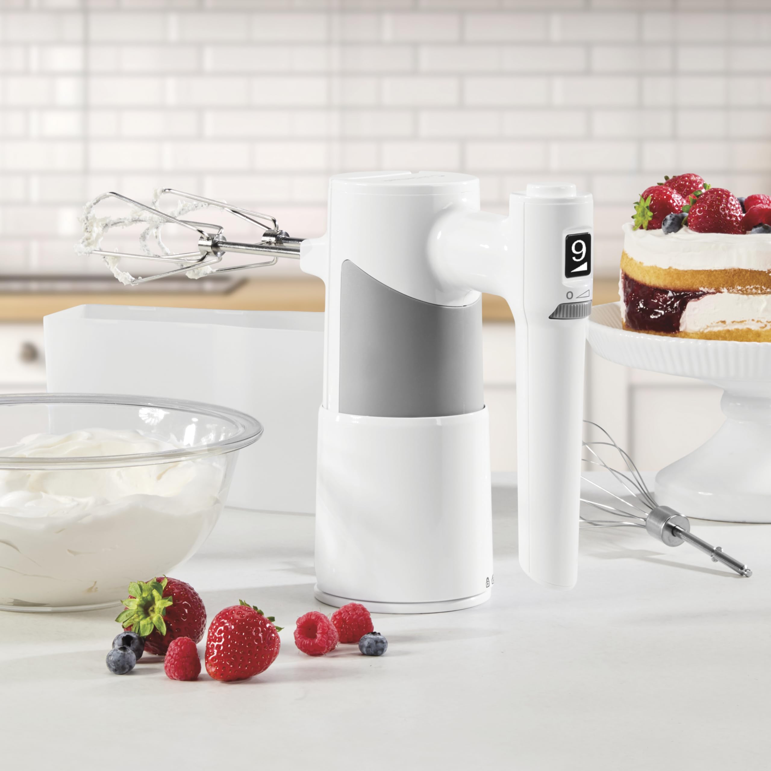 Cuisinart HM-190S Batteur à main 9 vitesses avec étui de rangement