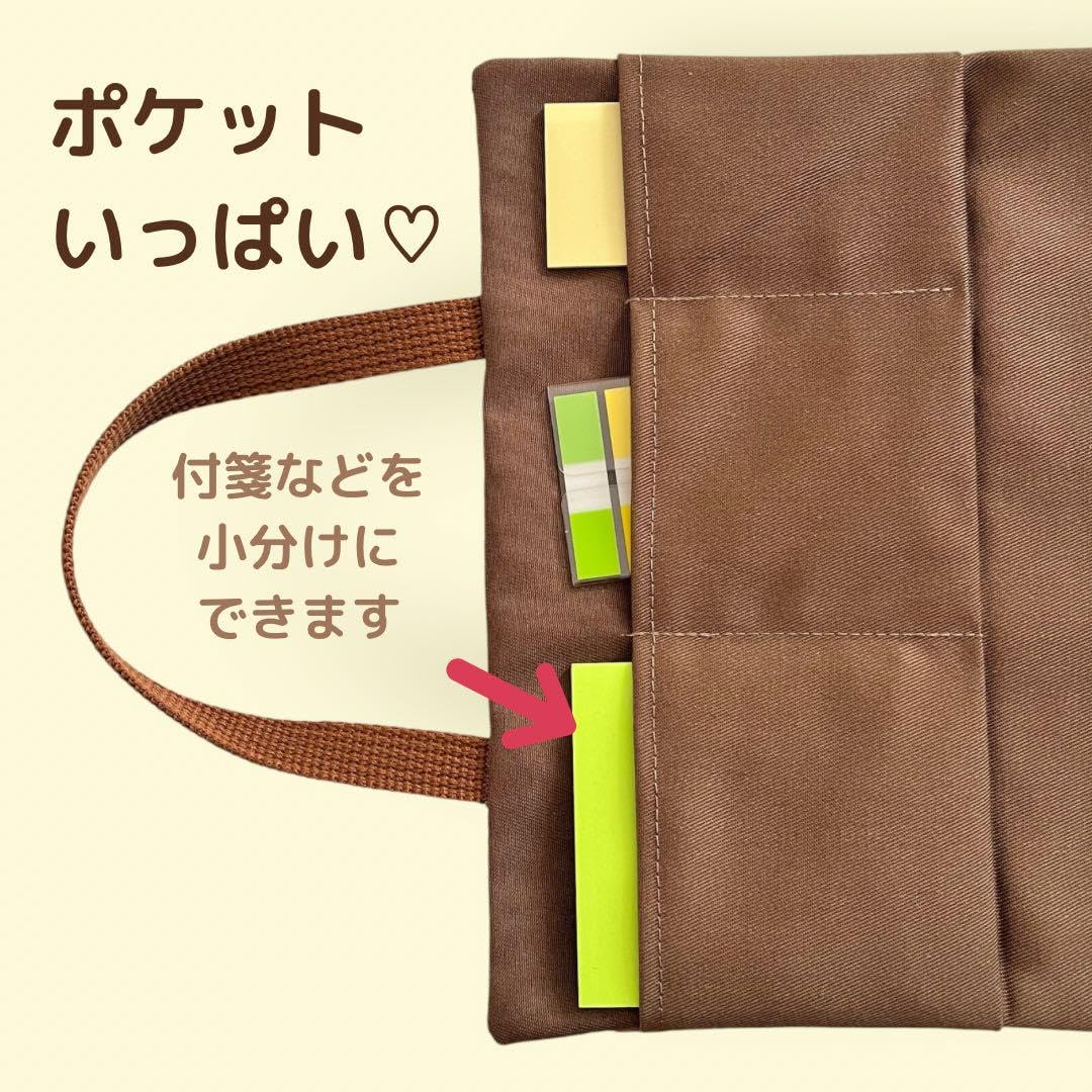 Amazon | レビューブックカバー 看護 ファスナー付き 透明ポケット