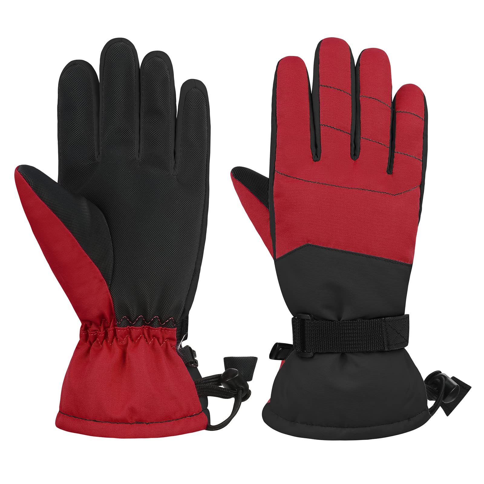 American Trends Kids Waterproof Winter Gloves Warm Snow Gloves Boys Girls Ski Gloves Toddler Mittens Windproof