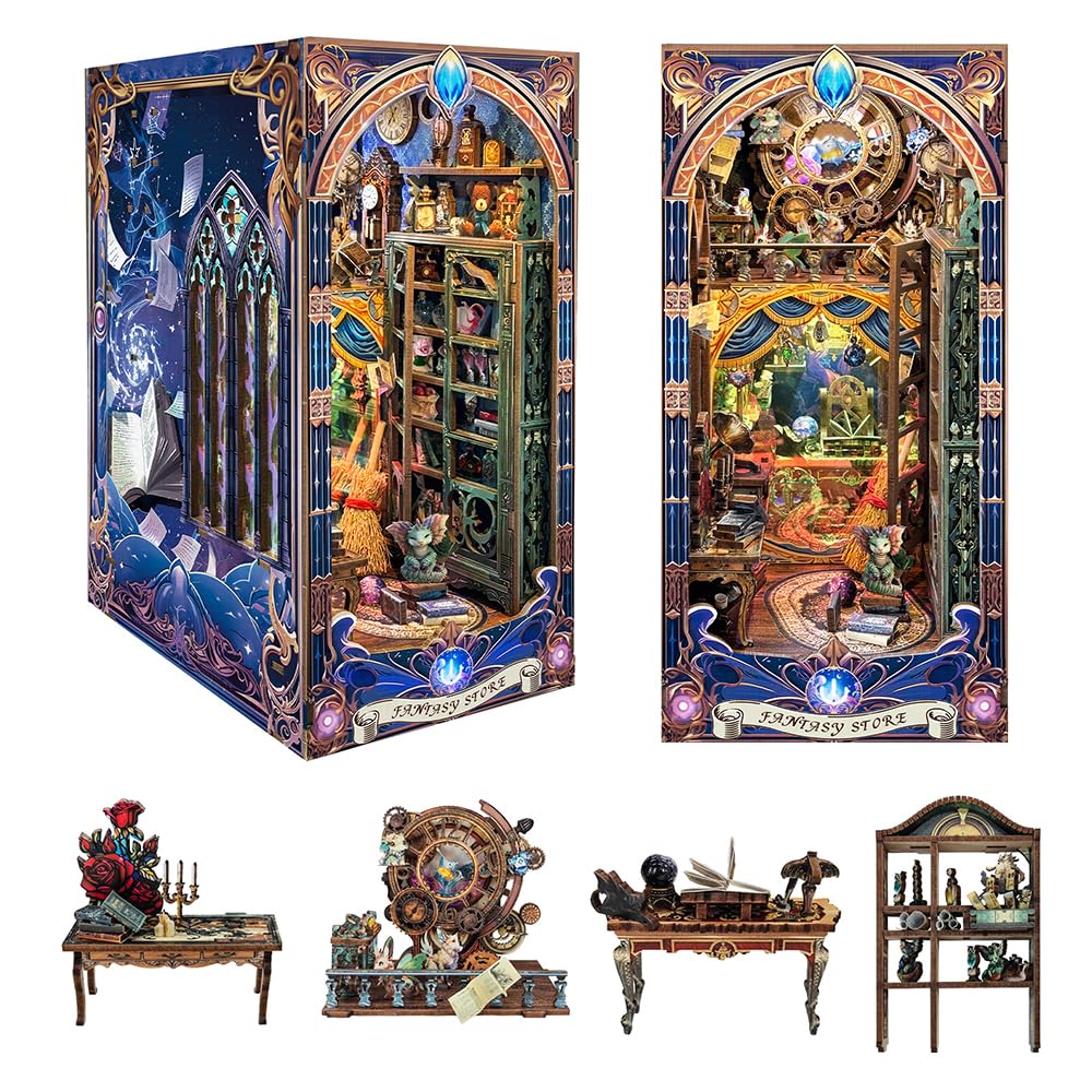 Amazon.com: Joincon Book Nook Kit- DIY Miniature Booknook Kit
