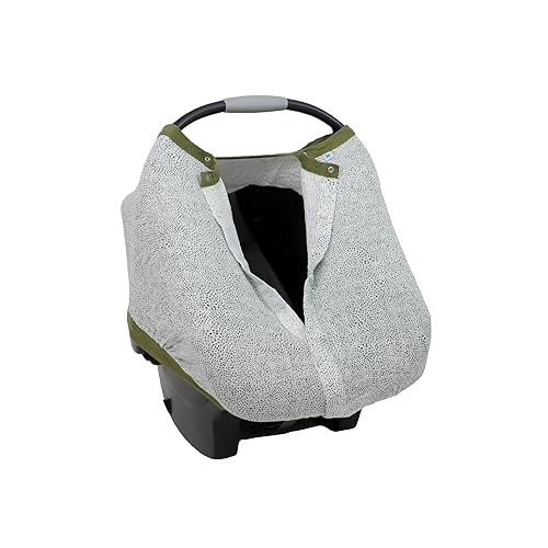 Miniatura 2 de Little Unicorn Toldo para asiento de automóvil de muselina 100 % algodón, funda súper suave y ligera con ventana, transpirable, cierre magnético,
